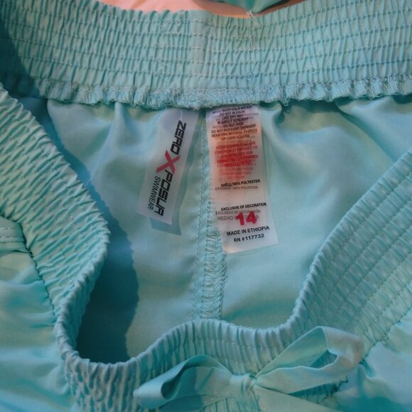 Zero Xposur Girls Size 14 Swim Bottom and Shorts Set - Picture 3 of 12